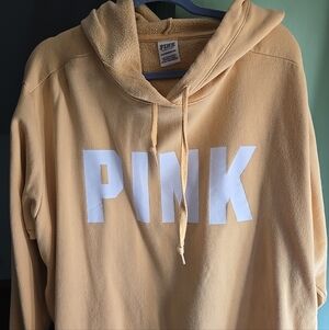 PINK Yellow Hoodie XXL